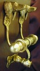 Saluki Dog Bronze Duet Door Knocker