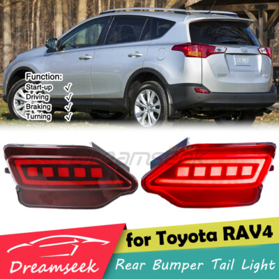 LED Tail Light For Toyota RAV4 2013-2015 Rear Bumper Brake Stop
