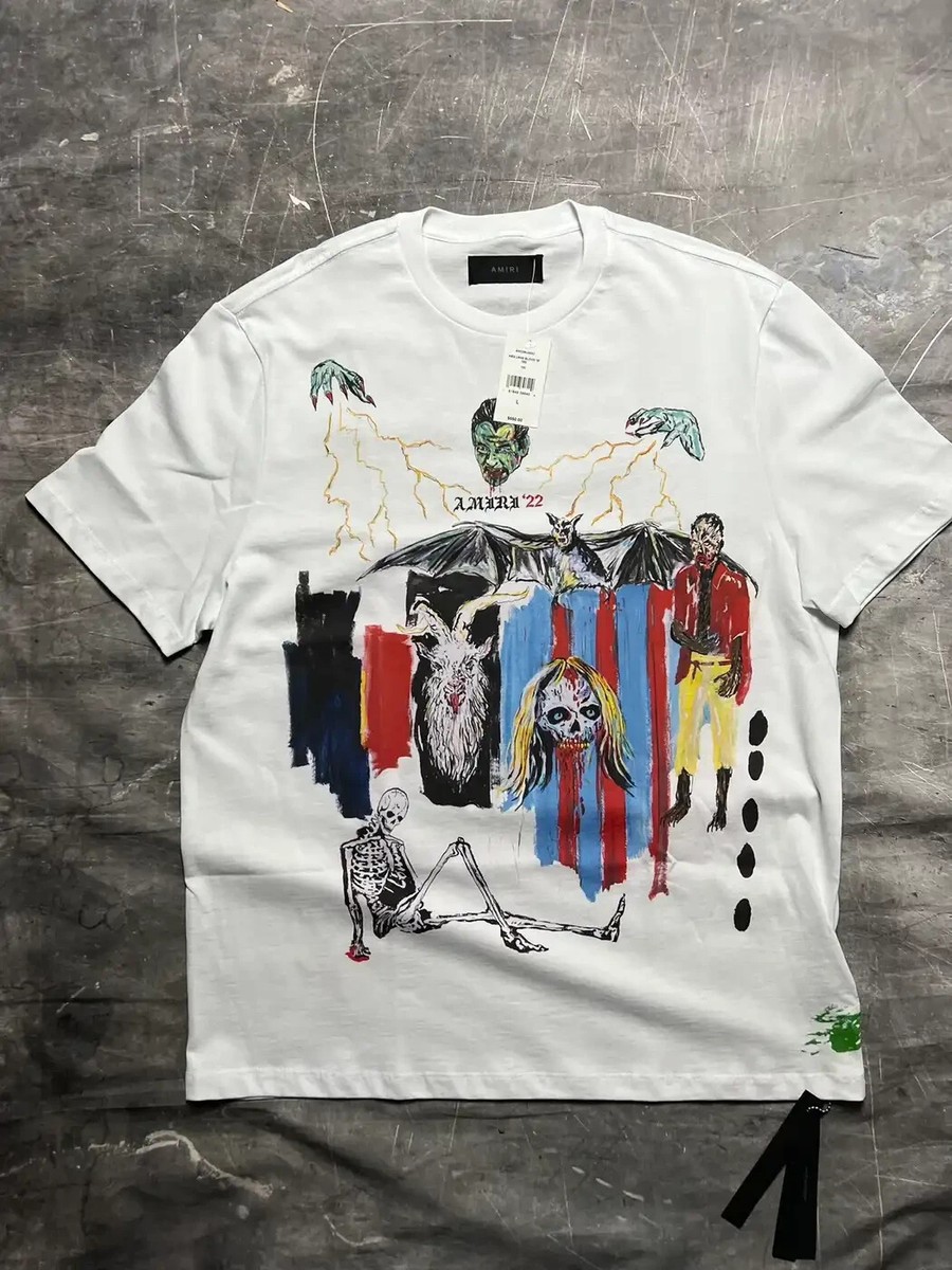 Amiri Wes Lang Blood 38 T-shirt | eBay
