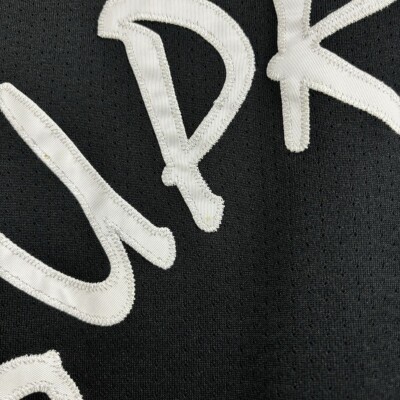 Supreme New York Yankees Majestic Baseball Jersey Black Size