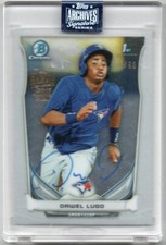 2020 Topps Archives Signature  2014 Bowman Chrome BCP89 Dawel Lugo RC Auto 61/90