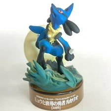Pokémon Figure Museum Bottle Cap Mini figure Lucario 2007 Kaiyodo Japan Pokemon