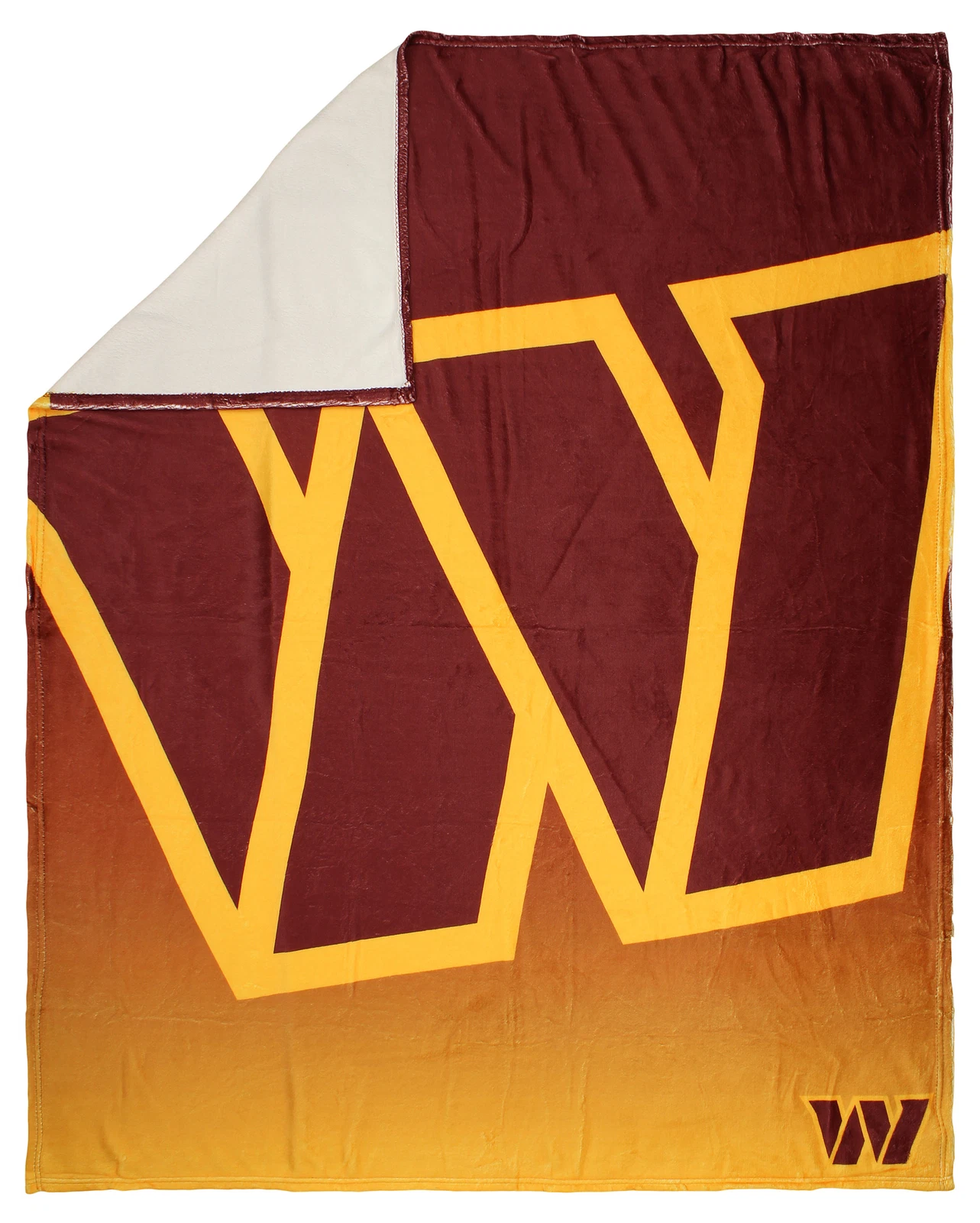 football Washington Commanders Gradient Micro Raschel Throw Blanket