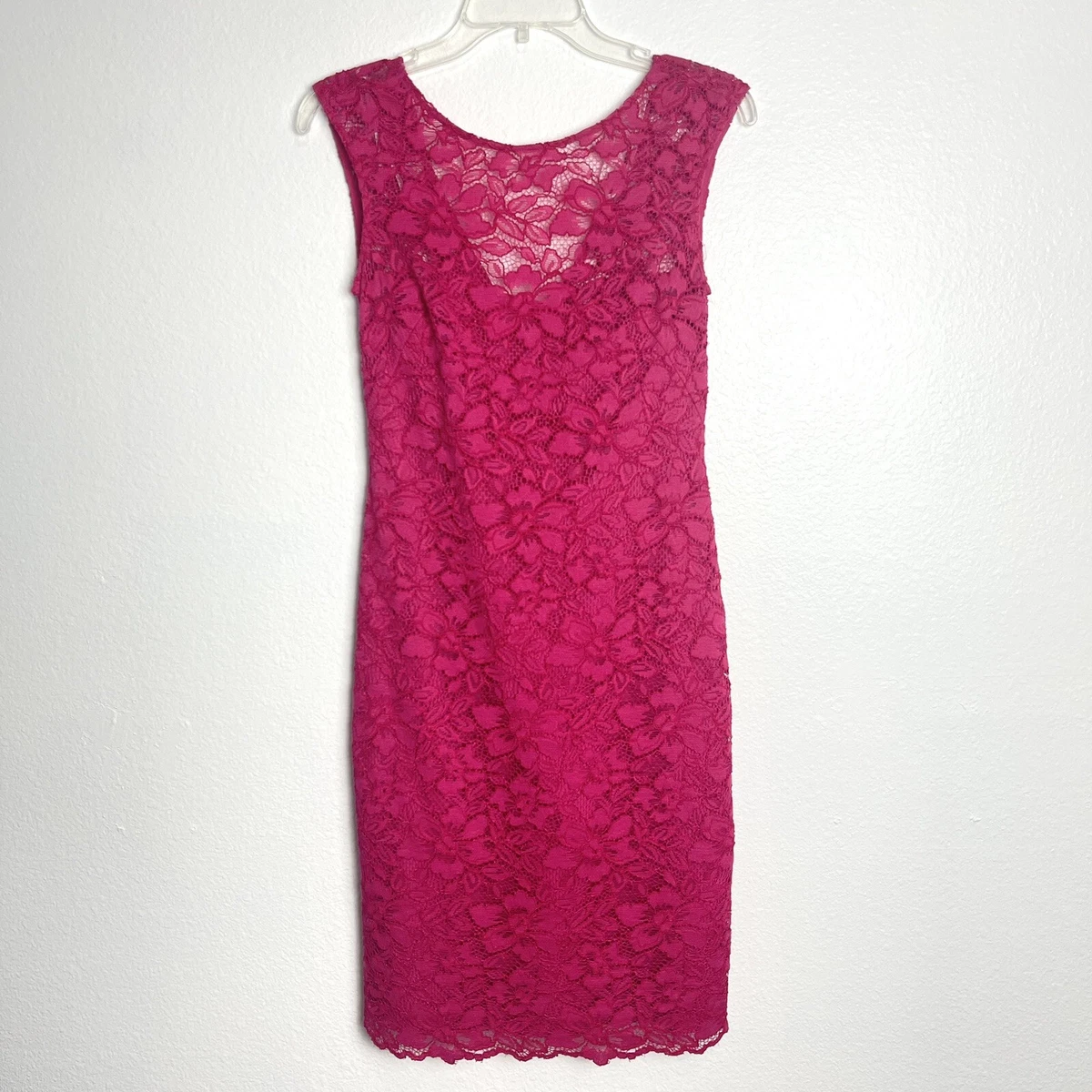 Calvin klein hot cheap pink sheath dress