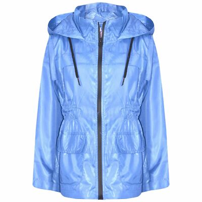 A2Z Kids Raincoat Jacket Sky Blue Windbreaker Waterproof Parka