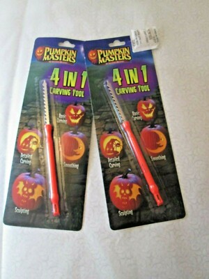 New (2 sets ) x Pumpkin Masters 4 in 1 Carving Tool   ( Kids ) 