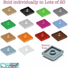 Lego 2x2 Tiles Plates with Center Stud Jumper & Bottom Groove You Pick NEW X20