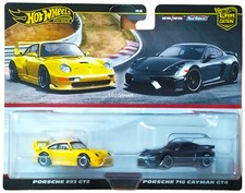 2024 HOT WHEELS CAR CULTURE 2 PACK - PORSCHE 911 GT2 & 718 CAYMAN GT4