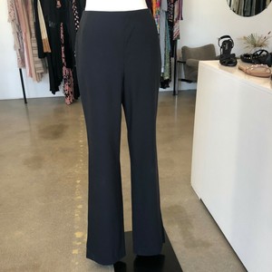 high waisted navy work trousers