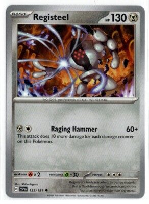 Pokemon Surging Sparks 125/191 Registeel