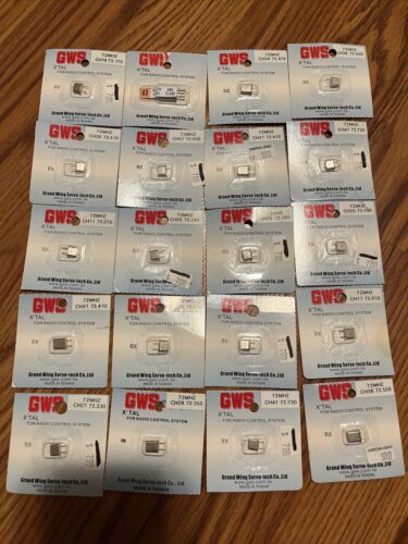 GWS Grand Wing Servo RC Giant Parts Lot 98 Packages X-Tal Brushed Motors +More - Picture 4 of 8