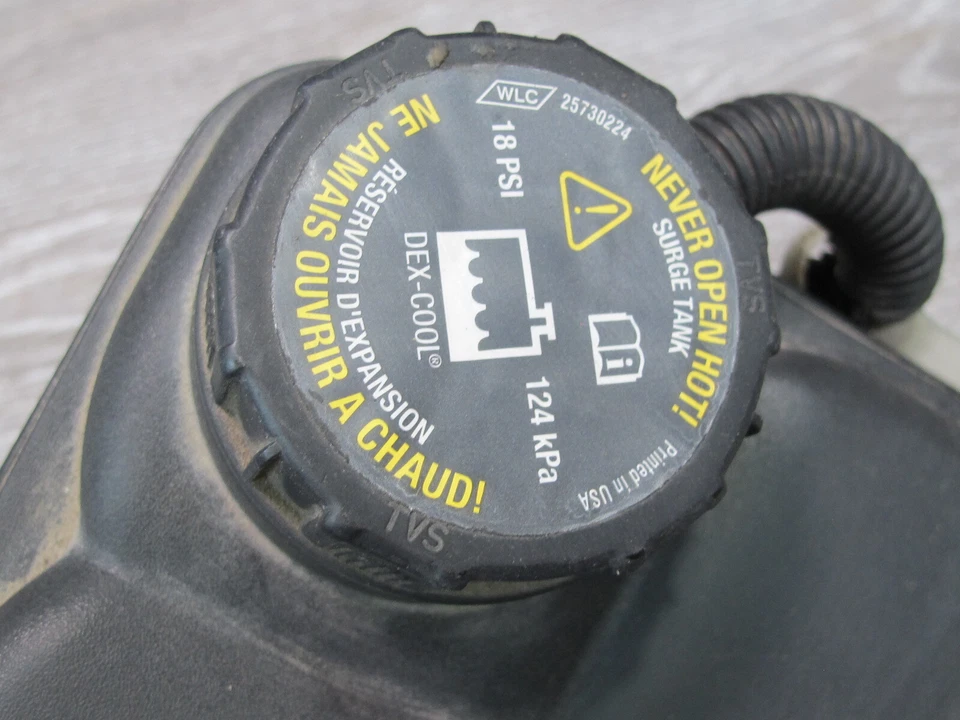 2004-2009 CADILLAC XLR ДВИГАТЕЛЬ ОХЛАЖДАЮЩАЯ ЖИДКОСТЬ EPXANSION ПЕРЕЛИВ РЕЗЕРВУАР БАК - Изображение 4 из 4