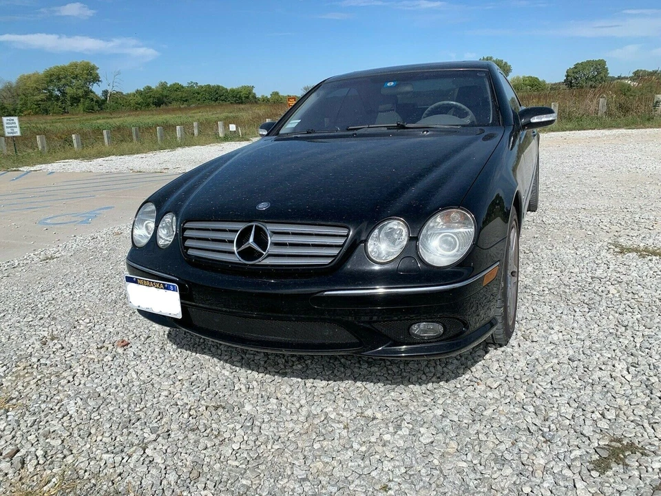 Крючок буксировки переднего бампера кронштейн номерного знака для Mercedes CL-класса 2000-2002 новый - Изображение 4 из 4