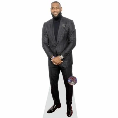 CELEBRITY CUTOUTS LeBron James (Black) Life Size Cutout