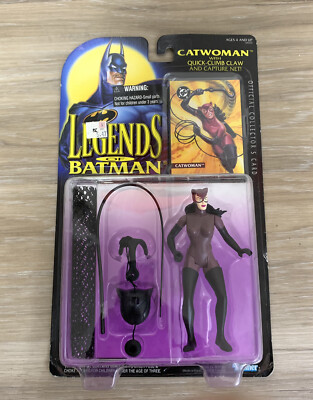 Legends of Batman Catwoman + Quick Climb Claw + Capture Net + Collectors Card