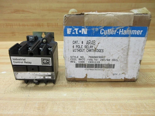 Cutler Hammer AR4B Eaton Relay 766A023G02