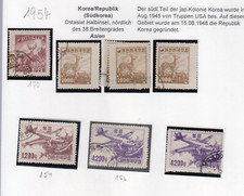 461 - Südkorea - Lot aus 1954 m Mi-Nr. 154 - 172 gestempelt