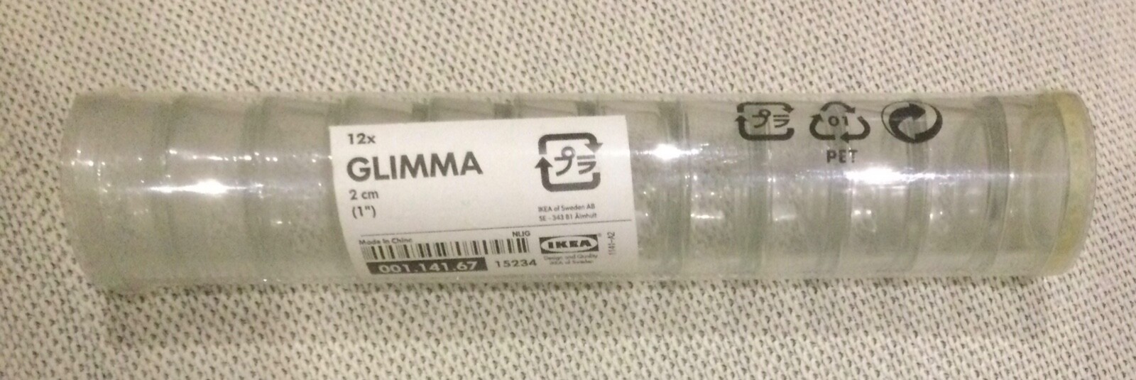 IKEA "Glimma" Glass Tealight or Candle Holders, 12 Pack, 1” Dia, New eBay