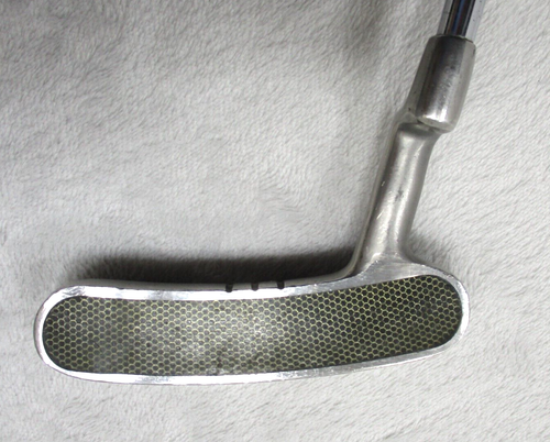 JET COMB PUTTER Right Handed 35" Steel Shaft Original Leather Grip - Picture 6 of 9