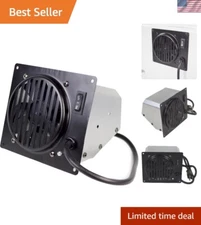 Powerful 21.6W Vent-Free Wall Fan with Automatic Heating Comfort Features