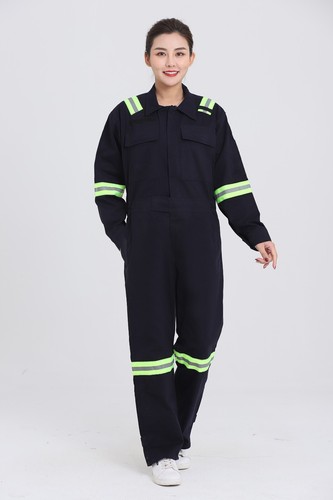 Coveralls Work Uniforms Jumpsuit Overalls Dustproof Dungarees 100% Cotton - Picture 11 of 12
