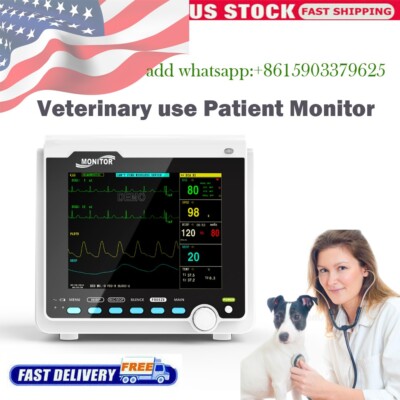 CONTEC 6-Parameter Vital Signs Patient monitor Cardiac Machine,dog/cat/sheep