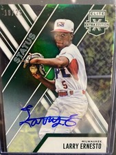 2017 Panini Elite Extra Status Die Cut Larry Ernesto #137 (18/25) Auto*