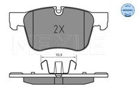 Meyle 025 258 3317 Brake Pad Set, Disc Brake For CitroËN Peugeot