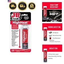 HighHeat Epoxy Putty Stick 2 oz High Temp Metal Repair Industrial Automotive