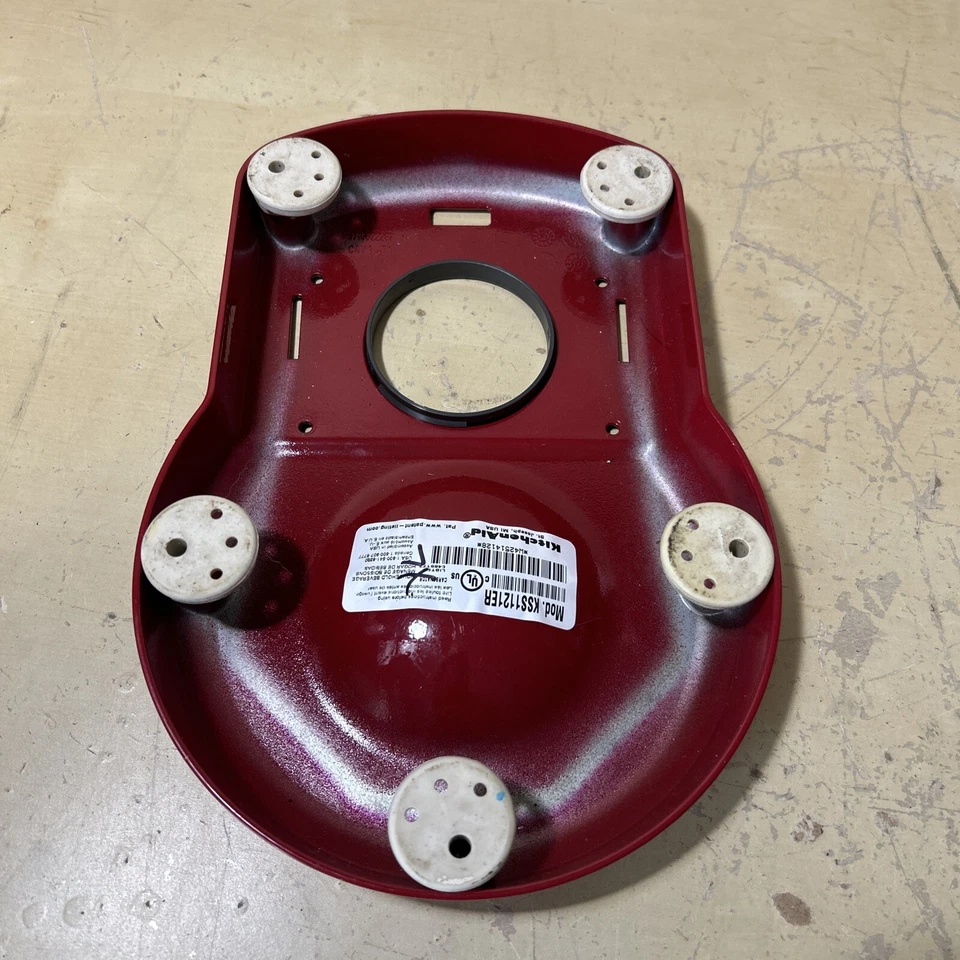 Kitchenaid KSS3121ER Heavy Duty Soda Stream Vermelho SOMENTE PEÇAS Base - Imagem 2 de 4