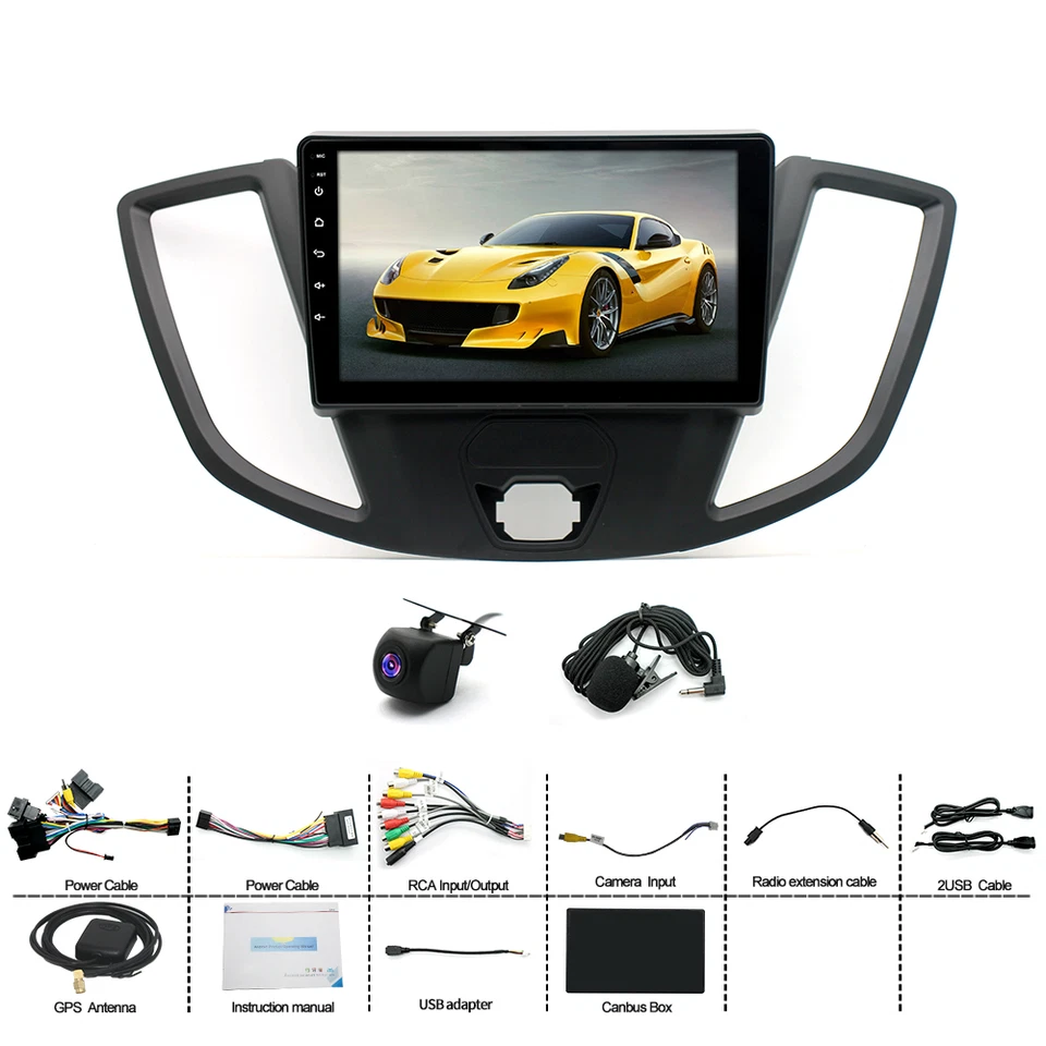 für Ford Transit Tourneo Custom 2013-2019 Android 13 Autoradio GPS NAVI Carplay - Bild 4 von 4