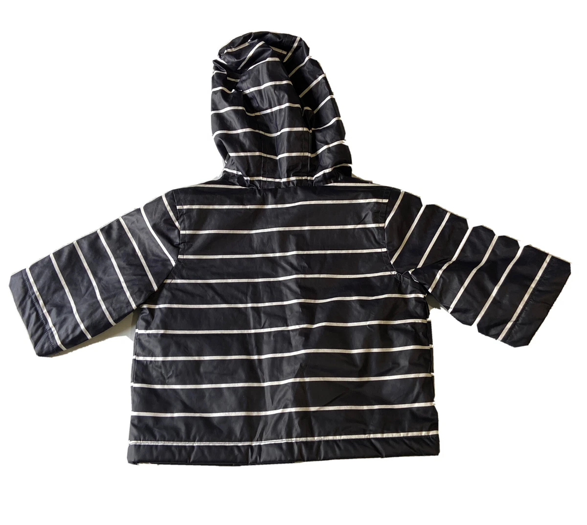 Striped raincoat outlet