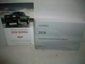 2018 GMC Sierra and Sierra Denali owners manual | eBay