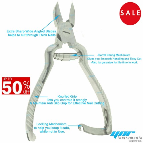 Dicke Zehennagelknipser Schneider Schere Pilz eingewachsen Fußpflege Kohm Zange - Bild 16 von 36