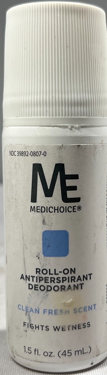 AS IS) ME MediChoice Roll-On Antiperspirant Deodorant, Clean Fresh