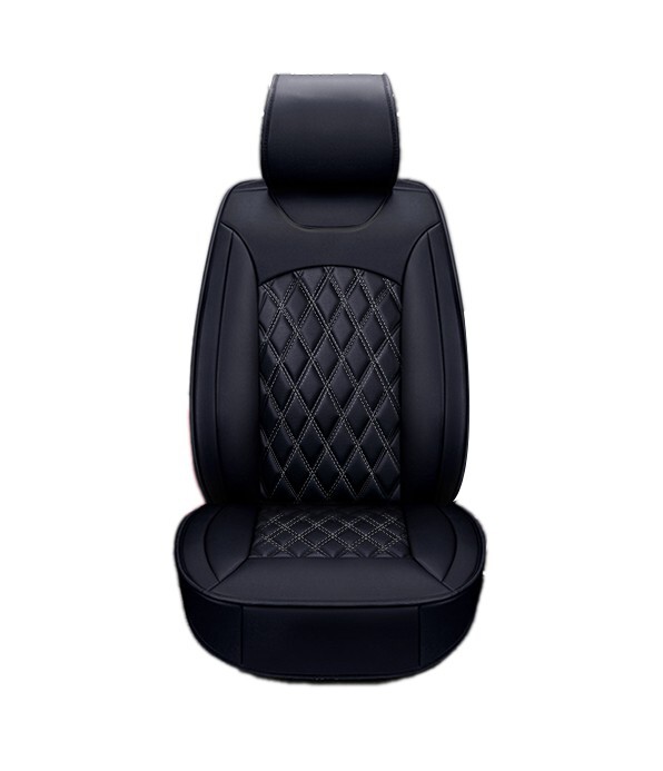 Black PU Leather Seat Covers For Nissan X-Trail, Qashqai, Juke – Universal Fit With Storage Pouch