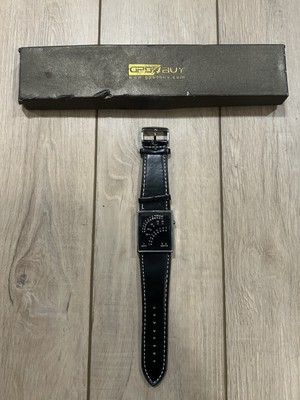 Gadgets and gear.com coolblack pulse watch digital leather watch