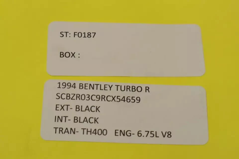 Bentley Turbo R 1994 Rear Right Side trim panel