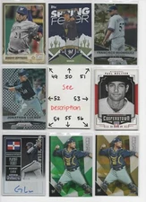 Milwaukee Brewers SERIAL #'d ROOKIES  AUTOS  JERSEYS * ALL CARDS ARE GOOD CARDS*