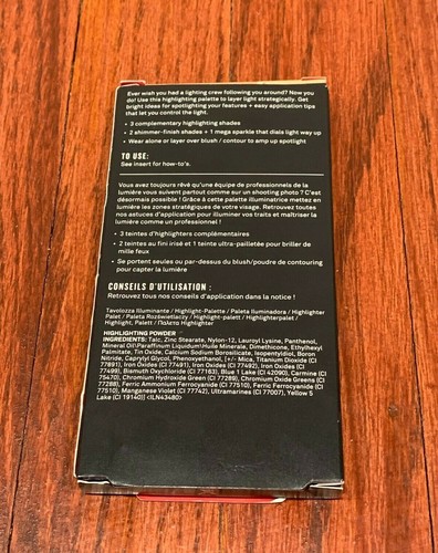 SMASHBOX Spotlight Palette GOLD - 3 in 1 set - (.30 oz/8.61 g) - New in a box - Picture 3 of 3