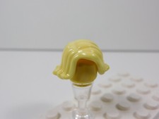 LEGO Yellow Blonde Female Girl Hair Curled Up Minifig E3