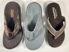 Sandalia Tanga Skechers Para Hombre Calce Relajado Tallas y Colores Surtidos NUEVO SIN CAJA