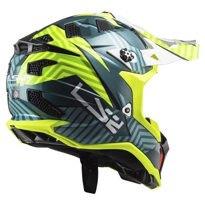 LS2 Subverter MX470 Astro MX Offroad Helmet Cobalt Hi-Vis/Yellow 