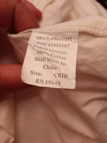 POTTERY BARN Kid Toddler Blue Shark Duvet + Cover Zip Close Fish Ocean Sea 35x50 - Picture 9 of 9
