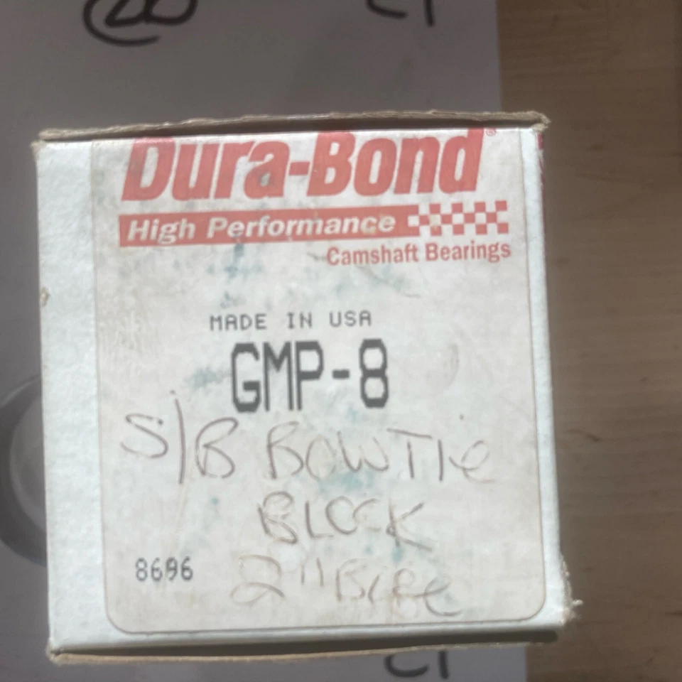 Rodamientos Dura-Bond CH8 - Cojinete del árbol de levas del motor GMP-8 Foto 2 de 2