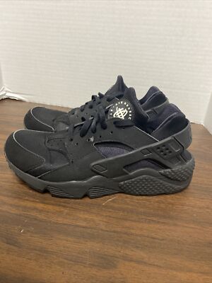 Nike Mens Air Huarache Run 318429-003 Black Running Shoes Sneakers