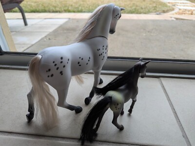 ROYAL BREEDS KISS 'N NUZZLE APPALOOSA MARE and FOAL Life Like Motion LanardHorse