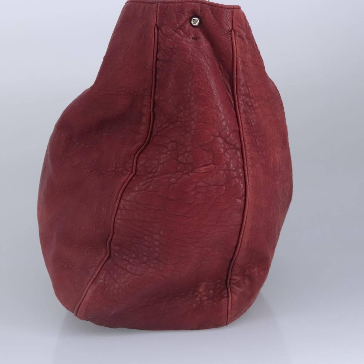 Borsa a tracolla SAINT LAURENT pelle rosso argento 228340 originale bs19417