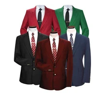 Men's Single Breasted Two Button Professional Blazer Coat