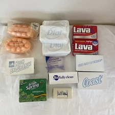 18 Mixed lot of Bars of Soap Dial/Coast/Irish Spring/Lava/Zest/ Savon READ